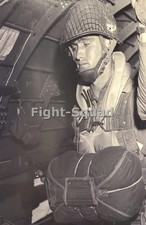 WW2 Picture Photo WW2 Parachute Jump Normandy Airborne D-Day 1944 June 9645