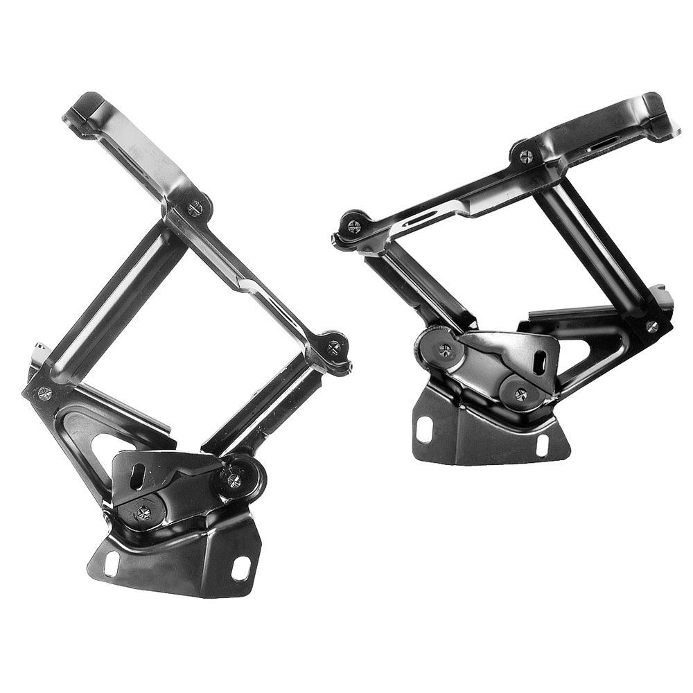 CJ Classics Hood Hinge Premium-Quality Black Pair Mustang 1967-1970