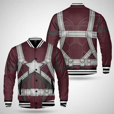 Black Widow Red Guardian Cosplay Costume Superhero Halloween Jacket