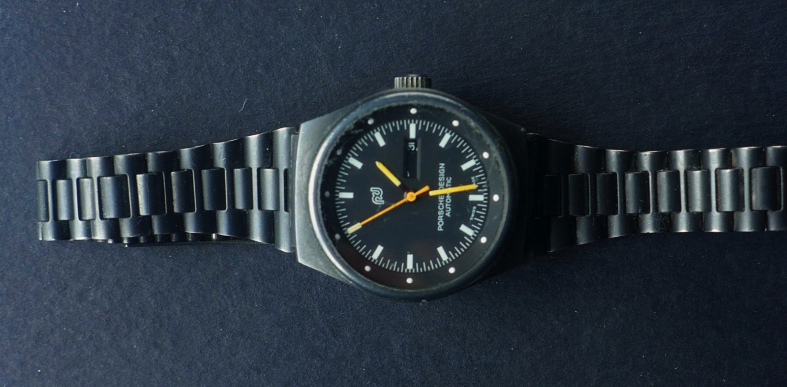 Porsche Design 7050S Automatic Black Stainless Steel Ladies Watch - Preowned