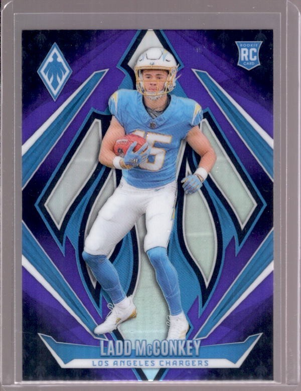 LADD McCONKEY 2024 Panini Phoenix #216 Purple Prizm Rookie RC