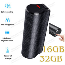 Spy Digital Voice Activated Recorder Mini Hidden Audio Dictaphone Device 16/32GB