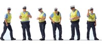 Preiser 10777 Polizisten In Sommeruniform 6 Figuren H0 1:87 Neu + OVP