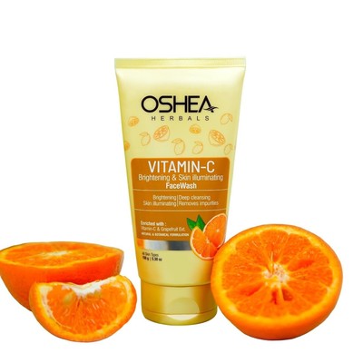 Oshea Herbals Brightening Illuminating Facewash All Skin VitC Grapefruit 150ml