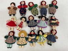 Lote de 15 muñecas de trapo World of Miniature Bears de Theresa Yang lote de 3,25" #5900-LOTE