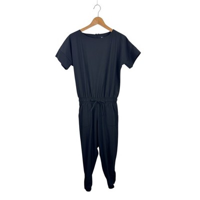 Albion Fit Everyday Jumpsuit XSP Black Short Sleeve Jogger