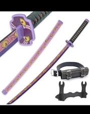 Demon Slayer Katana Sword 41  Kokushibo Anime Cosplay Prop Set bamboo