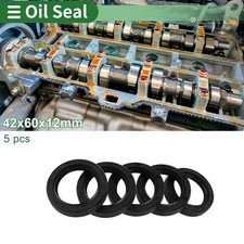 Oil Seal Seal Ring Rotary Shaft Seal NBR Rubber 42x60x12mm Black