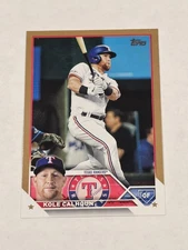 2023 Topps Gold #512 Kole Calhoun Texas Rangers 0503/2023