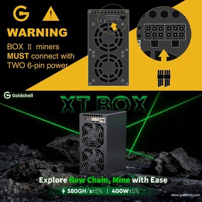 Goldshell XT Box 580Gh/s 400W SHA3x XTM (Tari) Miner | eBay