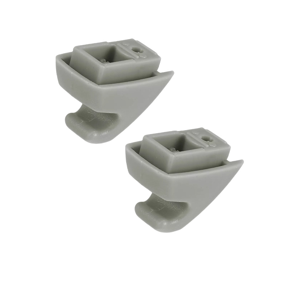 NEW Pack of 2 for Chevy Silverado Gray Sun Visor Retainer Support Clip 15882854
