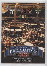 2009 Upper Deck Historic Firsts Predictors Dow Jones Reaches 15000 Points 0hd6