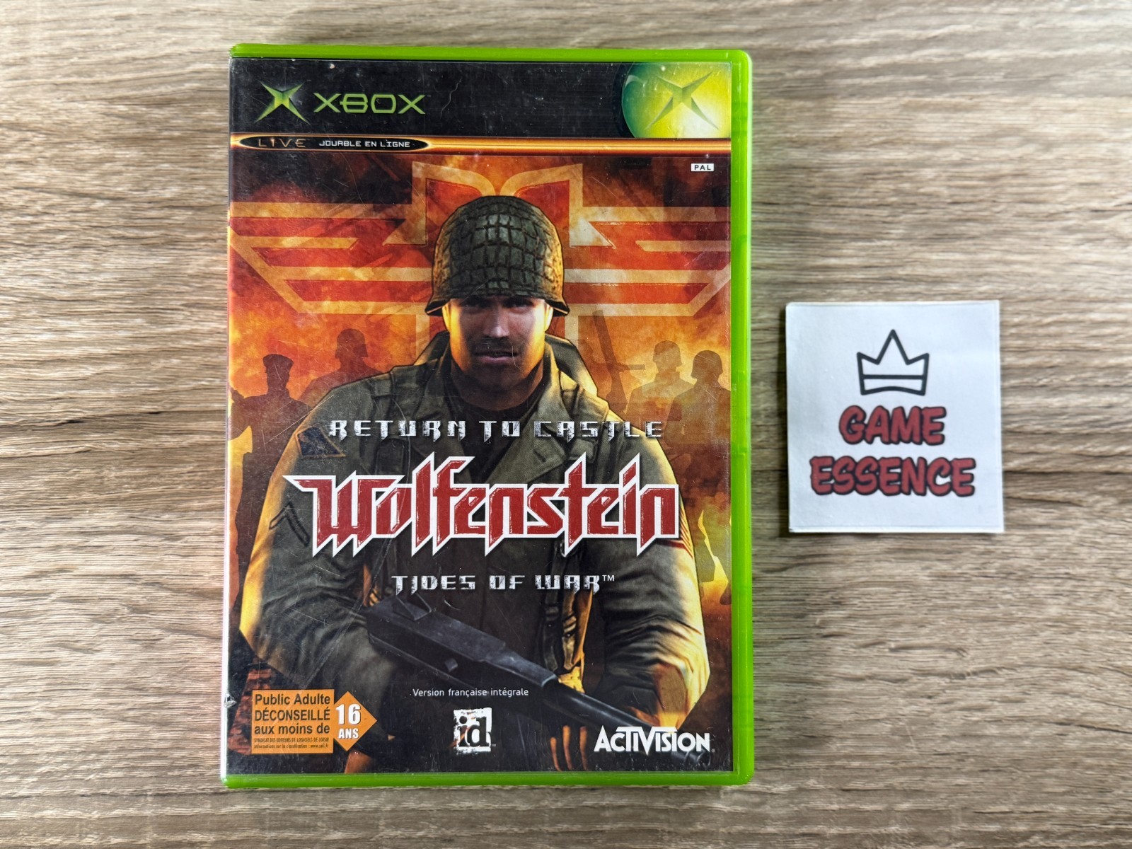Wolfenstein Return to Castle Tides of War Xbox Complet PAL FR
