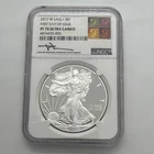 2017-W $1 Proof American Silver Eagle NGC PF70 Ultra Cameo FD Signature .999