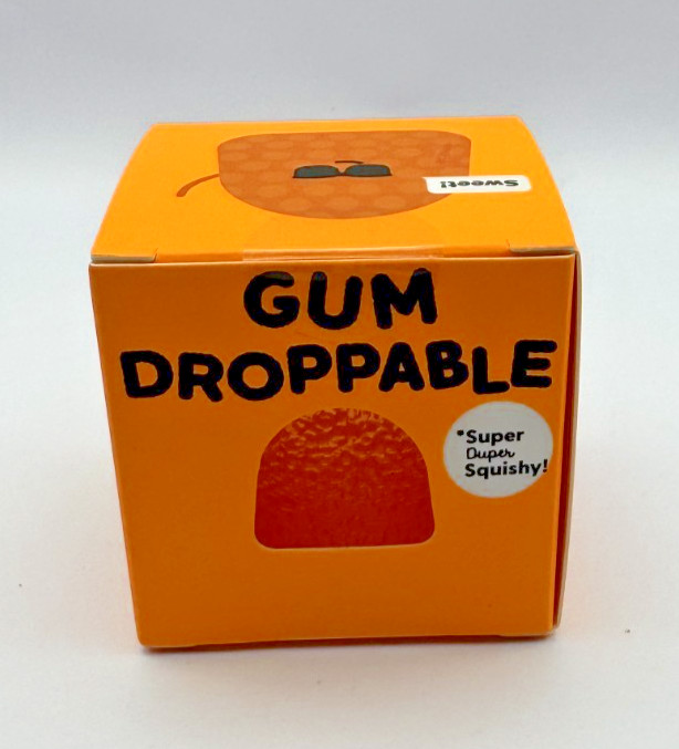 J'adore Viral Gum Droppable Orange Super Duper Squishy Squeeze Toy