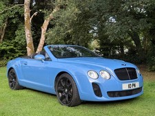 Bentley Continental GT Convertible GTC Beautiful Blue on Black