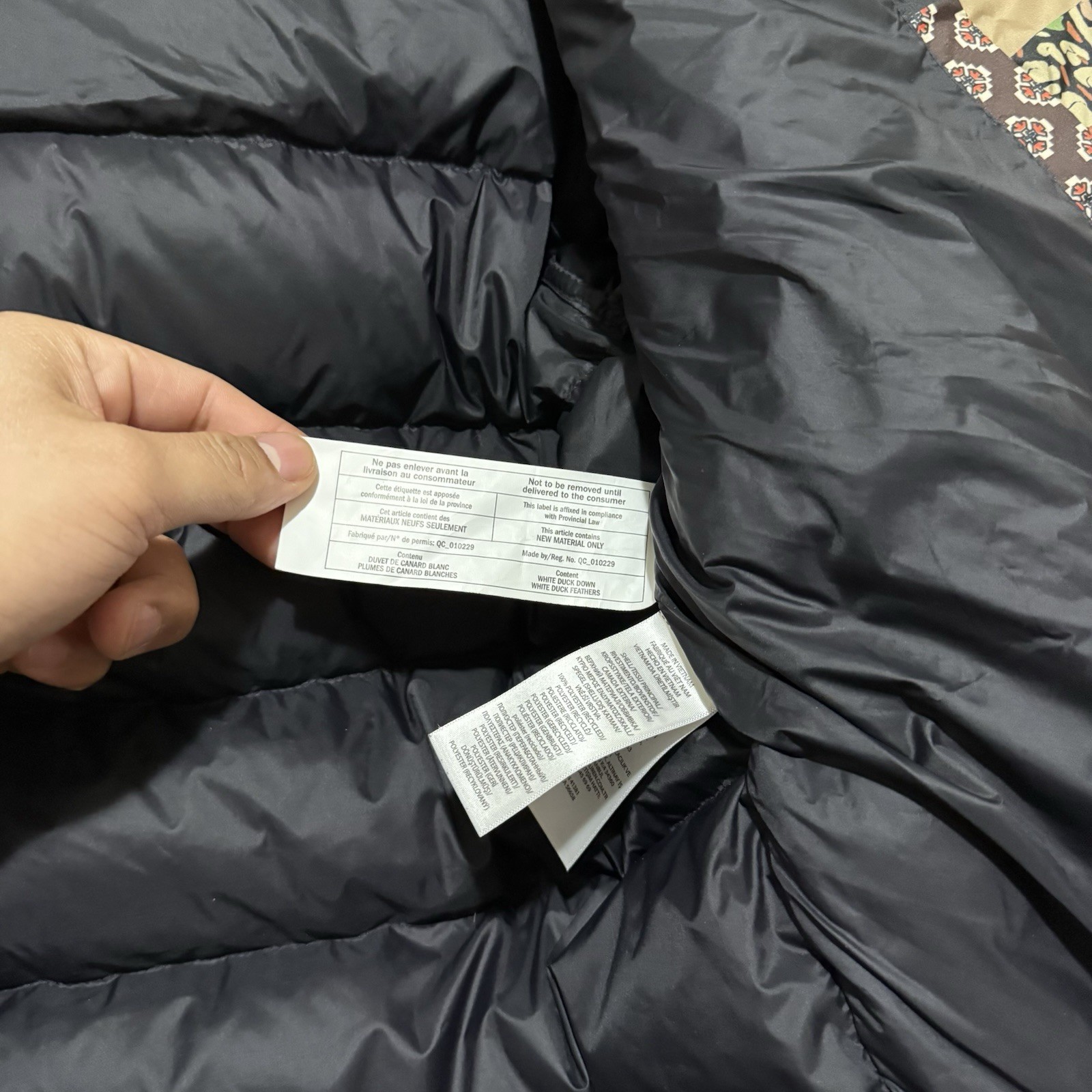 Polo Ralph Lauren Patchwork Down Puffer Jacket Ho… - image 5