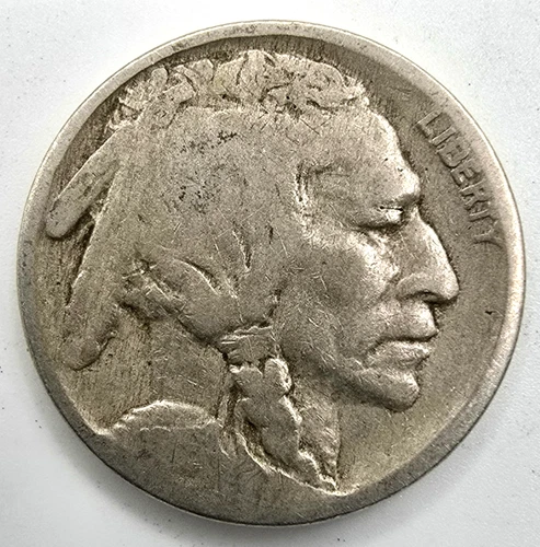 1916 P Buffalo Nickel No F FS-401 & Atypical Die Clash Obv VG Mint Error Cherry