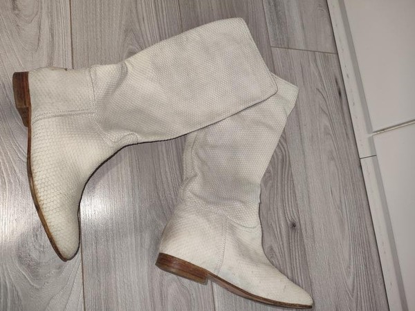 Women Gianmarco Lorenzi Boots White Leather 39