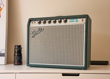 Fender ‘68 Custom Princeton Reverb Amplifier, Warehouse Speaker Upgrade, Green