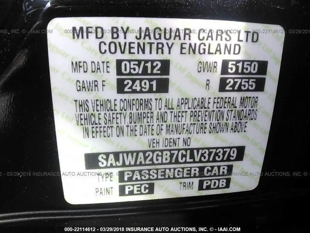 Medidor de velocímetro usado se adapta a: Jaguar Xj Cluster 2012 grado A Foto 3 de 4