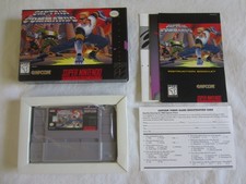 Captain Commando (SNES) Super Nintendo CIB 100% Complete Box 1995 Capcom RARE