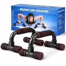 Push Up Bars Press Handles Home Gym Fitness Workout Non-Slip Grip