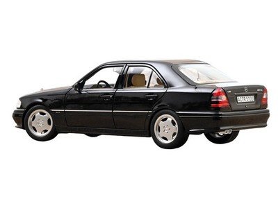 1993 MERCEDES-BENZ C36 AMG BLACK 1/18 DIECAST MODEL CAR BY NOREV