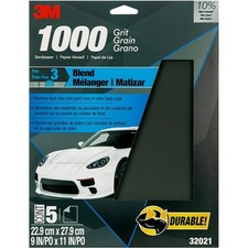 3m Wetordry Sandpaper 32021 1000 Grit 9 In X 11 In 5 Sheets Per Pack 3m Wetordry Sandpaper 32021 1000 Grit 9 In X 11 In 5 Sheets Per Pack