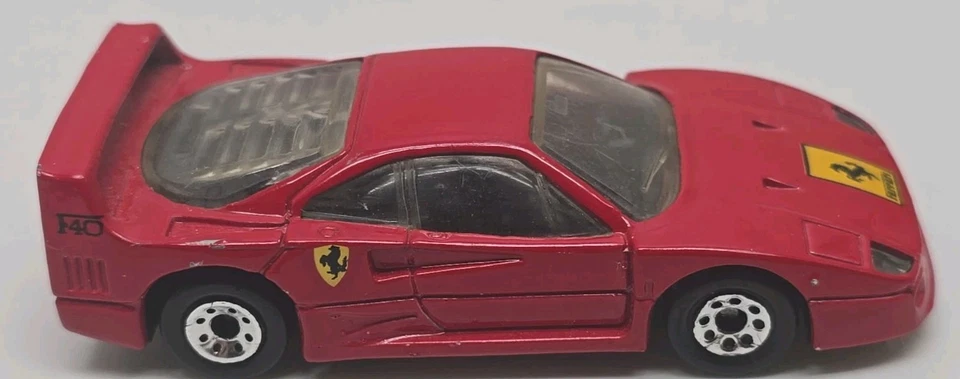 MATCHBOX Intl LTD 1988 Red FERRARI F40 MB24-H1 Loose 1:59 Scale - Image 2 of 4