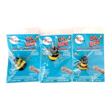 3 (THREE) Go Cat Da Bee Refills for Wand Pole Bee Mouse Interactive Kitten FUN