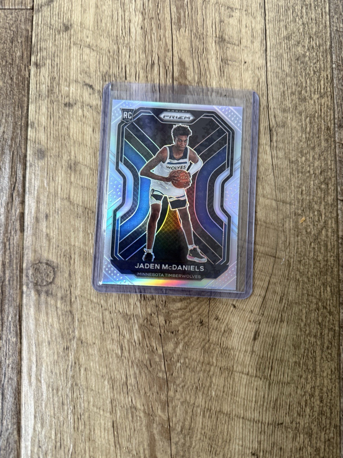 2020-21 Panini Prizm #277 Jaden McDaniels Silver Prizms