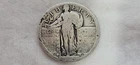1924? D Standing Liberty Quarter in Poor Condition