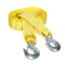 51005A Heavy-Duty Tow Strap with Hooks, 2 Inches by 20 Feet, Woven Polyester ...