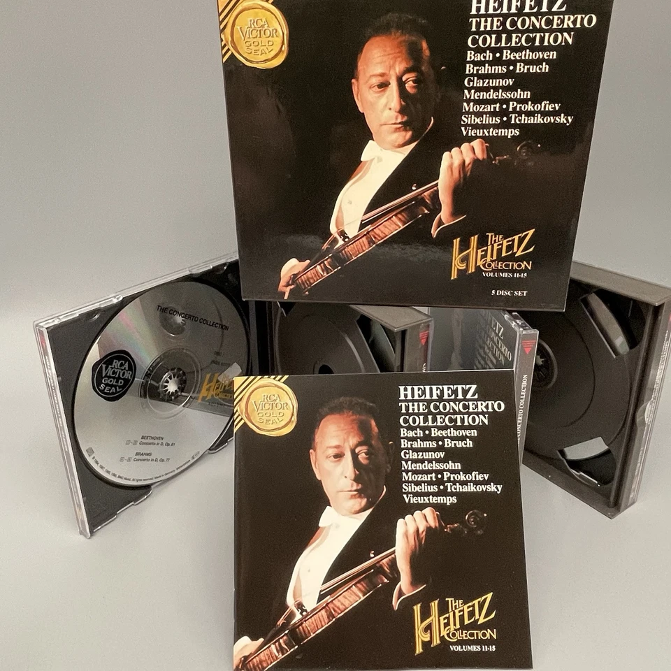 Heifetz-Collection Vol. 11-15 (The Concerto Collection) 5CD Box Zustand gut - Bild 4 von 4