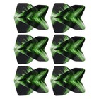 6Pcs Dart Flights,Standard Darts Accessory Replacements Parts(Black,Green)