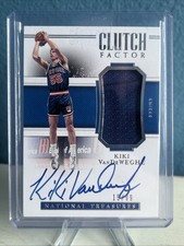 2018-19 Panini NT Clutch Factor Signatures Kiki Vandeweghe CF-KKV /99 (AU, MEM)