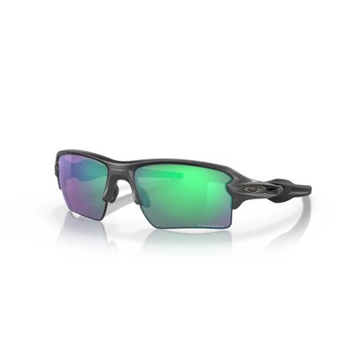 Oakley Flak 2.0 XL Sunglasses - Steel Frame - Prizm Road Jade Lens