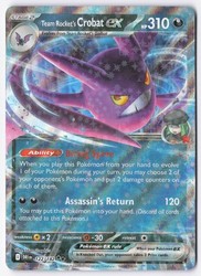 Team Rocket's Crobat ex 122/182 Destined Rivals