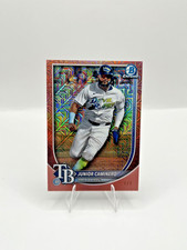 2025 Bowman Chrome Junior Caminero Rose Gold Mojo 1/1