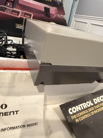 NES Action Set Console Nintendo Completo CIB Testato Super Mario Bros Duck Hunt