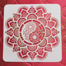 Mandala Stencil 12x12 Inch, Reusable Stencil for Painting Crafts
