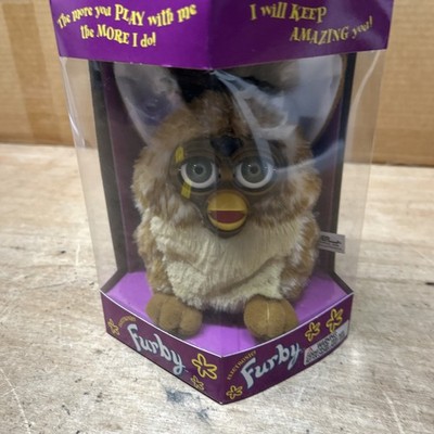 F1 Vintage 1998 Furby Tiger Electronics Green Eyes 