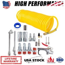 3/8" Air Compressor Kit with 25FT Hose  20-Piece 1/4" Accessories