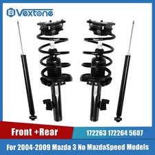 4x Front Struts Rear Shocks For Mazda 3 2004 2005 2006 2007 2008 2009 Complete