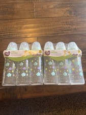 Parent  s Choice 6 Pack Bottles 9 oz 0 Months Slow Flow BPA Free