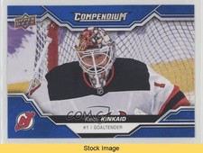 2018-19 Upper Deck Compendium Blue Keith Kinkaid #237 READ 0w6
