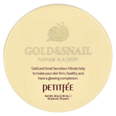 Gold & Snail Hydrogel Eye Patch, 60 Patches
