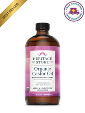 Organic Castor Oil 16 fl oz 480 ml Cruelty-Free, EcoFriendly,