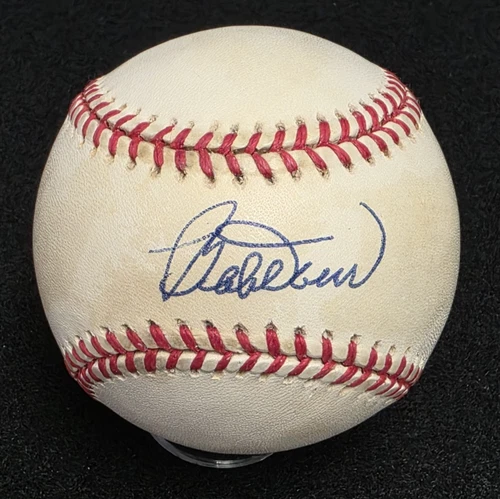 BOB DOERR Signed Official Baseball-HALL OF FAME-BOSTON RED SOX-JSA